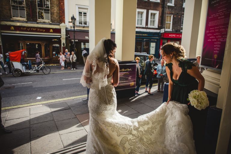 London Wedding Photographer Drury Lane Wedding Clos Maggoires